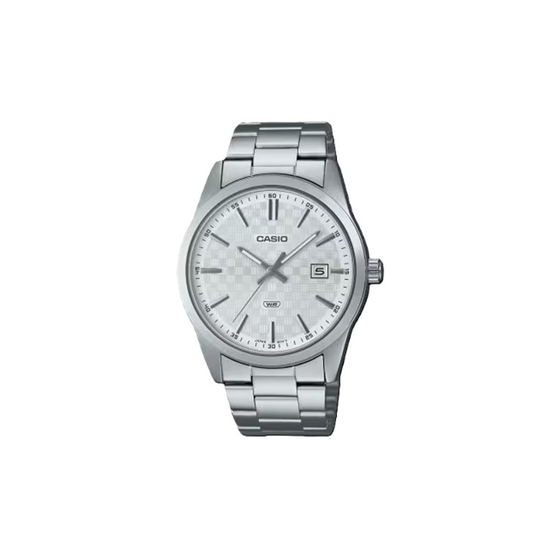 CASIO COLLECTION Mod. DATE - CARBON LOOK - SILVER MTP-VD03D-7AUDF